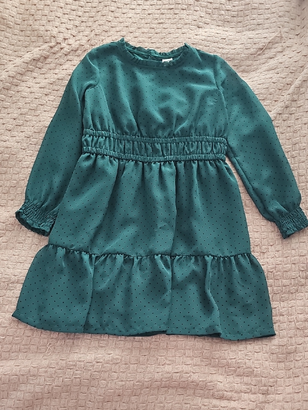 🍉Carter's  Long-Sleeve Polka Dot Dress